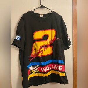 Vintage Nascar Rusty Wallace racing graphic tee